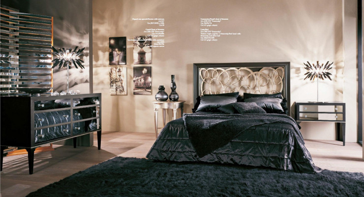 Komody Barokní moderní styl Nový komodník Dřevěné italské stylové nábytek Luxus