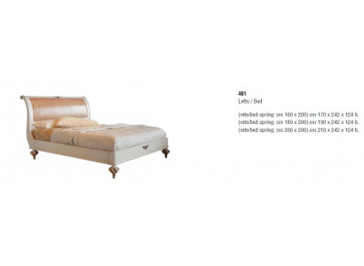 Ložní design Luxusní manželská postel Dřevěná manželská postel Hotelová ložnice Italský nábytek