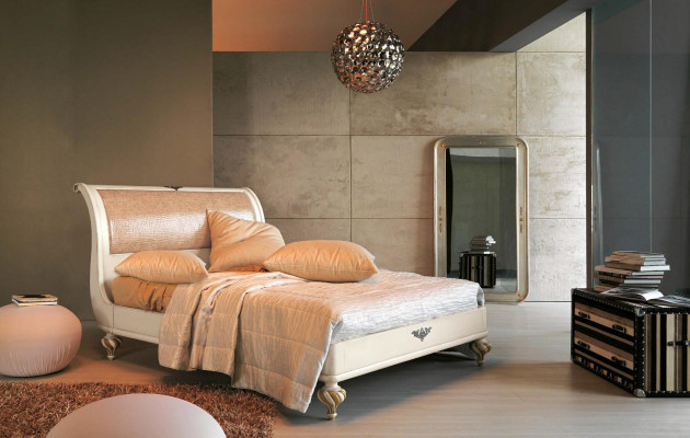 Postel rámeček postelí Design postele Rámeček postele Dřevo Dvoulůžkové postele Postel Hotel Postel Croco