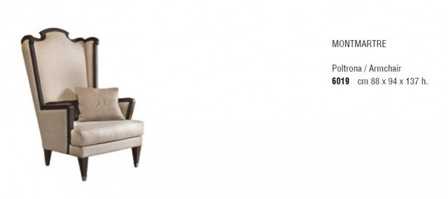Design křeslo Křeslo v italském stylu Potahová sedací souprava 1-místná s textilií
