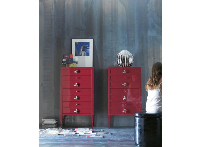 Komoda Vysoká skříň Sideboard Skříně Nábytek Masivní Italské zařízení