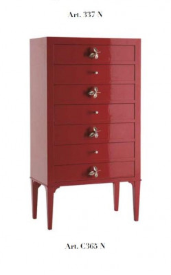 Komoda Vysoká skříň Sideboard Skříně Nábytek Masivní Italské zařízení