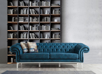3 Sitzer Potahové Sofy obývací pokoj Pohovky Moderní Styl Designérský Nábytek Sofa