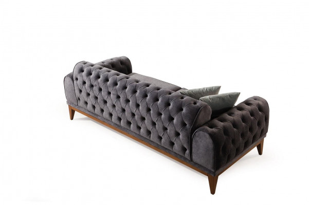 Sofa 3místná pohovka textilie Design Pohovka Nábytek Nová Třísedadlová Pohovka Nová