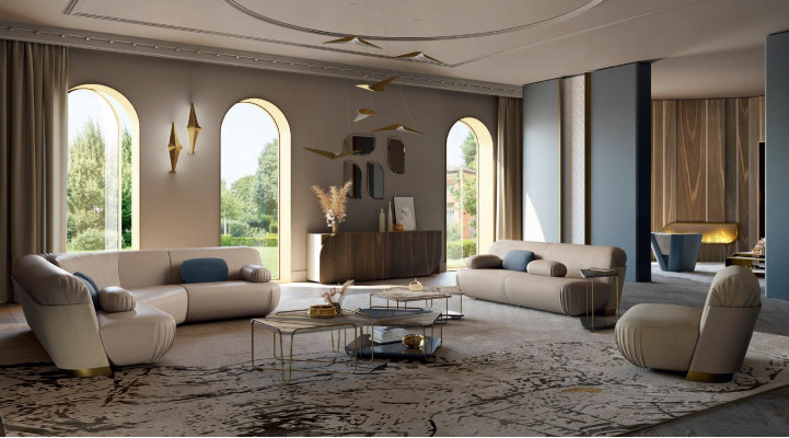 Sideboard Kommode Obývací pokoj nábytkové komody Designové židle do obývacího pokoje Bizzotto