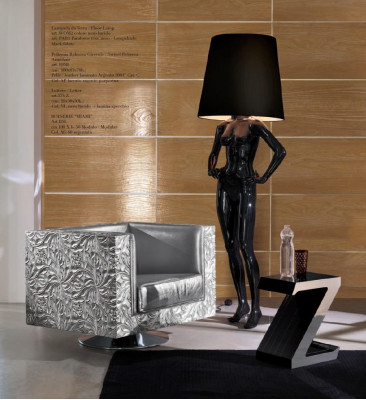 Obývací pokoj stojací lampa svítidlo stojací lampy xxl design lampa figurína socha nový