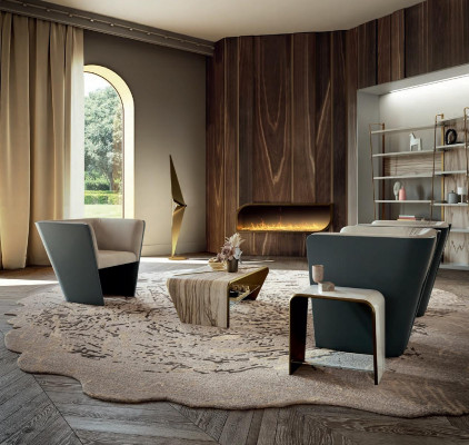 Couchtisch Obývací pokoj Nábytek Pohovka Stůl Design Bizzotto Stoly Set 2x Itálie