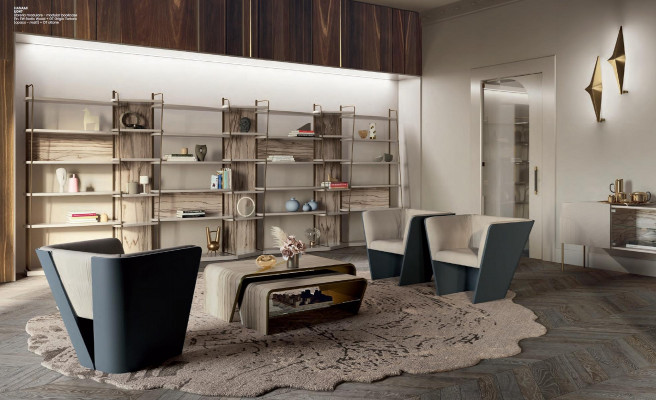 Couchtisch Obývací pokoj Nábytek Pohovka Stůl Design Bizzotto Stoly Set 2x Itálie