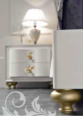Luxusní postel moderní postele dřevěné zlaté postelové rámy dvojité postelové rámy design nový