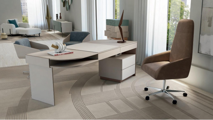 Otočná kancelářská židle Design italský nábytek Relax Lounge Nový