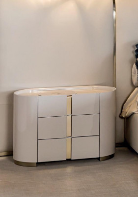 Noční stolek Design Stůl Nábytek Noční stolky Dřevo Ložnice Konferenční stolek Nový
