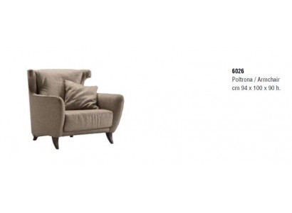 Relaxační látka Textilní salón Televizní křeslo 1 osoba Křeslo Design Club Novinka