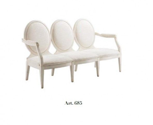 Polstrová lavice Lavice Lavice Sedací nábytek Design Sofa Látka Relaxovací Pohovka 185 cm