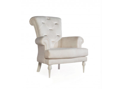 Designer Chesterfield křeslo s opěrkami pro jednu osobu, 1-sedadlové nábytek do lounge