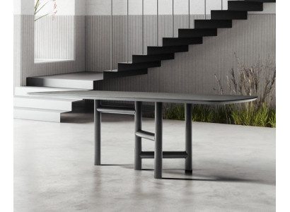 Kuchyňský stůl Jídelní stůl Rozkládací design Luxus Dřevo Šedý Stůl