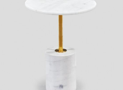 Bílý kulatý konferenční stůl, kavárenský stůl, konferenční stůl do obývacího pokoje, stoly, stoly pro pohovky, stůl.