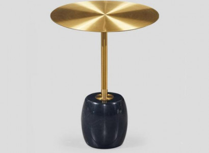 Zlatý-černý konferenční stůl designérský obývací pokoj Stylové konferenční stolečky