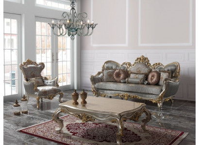 Luxusní sada sedací soupravy, kompletní sedací souprava šedé zahradnické pohovky potahová sedačka potahovaná látkou