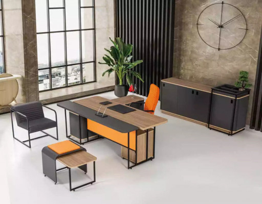 Pracovna Psací stůl Vybavení kanceláře Skříň na kancelářské potřeby Luxusní konferenční stolek