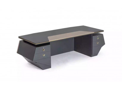 Luxus ředitelský stůl stůl xxl 260x100 designérské zařízení moderní stoly