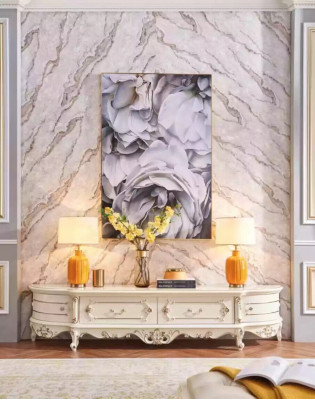 Lowboard v obývacím pokoji Novinka pro interiér klasická bílá nábytek