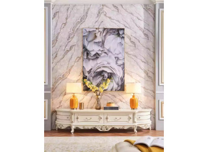 Lowboard v obývacím pokoji Novinka pro interiér klasická bílá nábytek