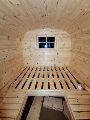 Sauna z borovicového dřeva sušená sauna zahradní sauny na venku 300x230x270