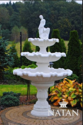 Fontána zahradní rybník studna 217 cm kamenná fontána zahrada Fontaine nová