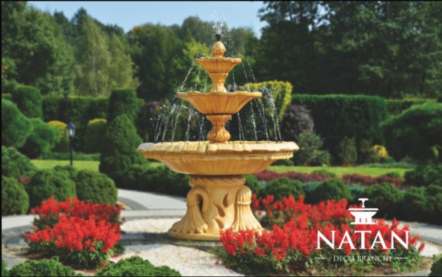 Zahradní kašna Fontána socha Dekorace Springbrunnen ITÁLIE Nový