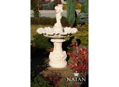 Zierbrunnen Springbrunnen Skulptur Brunnen Dekoration Garten Fontaine Napoli !