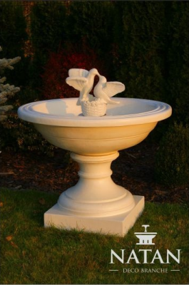 Zdobená fontána Nová socha Dekorace zahrady Kůň rybník fontána.