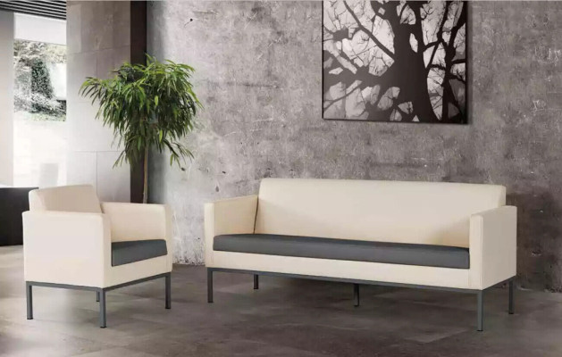 Büromöbel Komplettset Arbeitszimmer Sitzgruppe Sofagarnitur 2tlg Modern