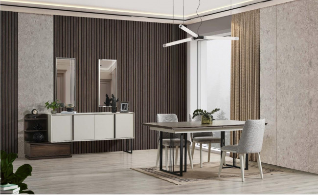 Jídelní kout Jídelní skupina Jídelní skupina jídelní stůl židle 10ks dřevo bílý