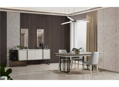 Jídelní kout Jídelní skupina Jídelní skupina jídelní stůl židle 10ks dřevo bílý