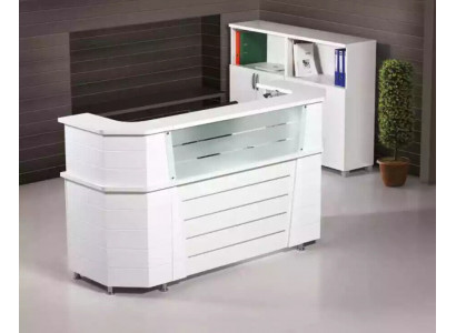 Nábytek do kanceláře Recepce Přední část Bílý nábytek do pracovny Kantor