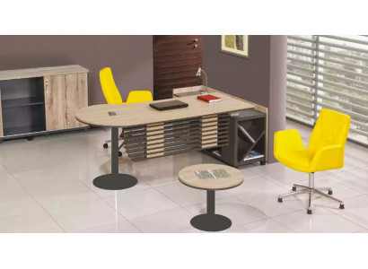 Rohlovací psací stůl Stůl Kancelářské stoly Psací stoly Nábytek Ředitelský stůl 2 dílný