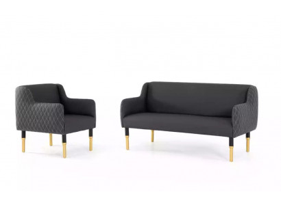 Sedačka - nábytek z nerezové oceli, sedací souprava dvoumístná jednomístná židle potah