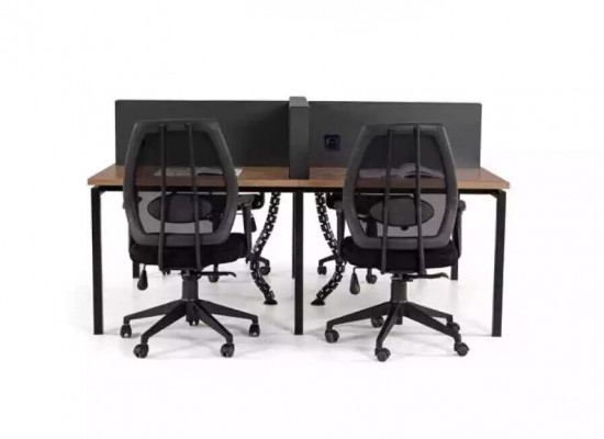 Pracovní nábytek, sada psacího stolu, kancelářský nábytek, pracovní stůl, dřevěný stůl