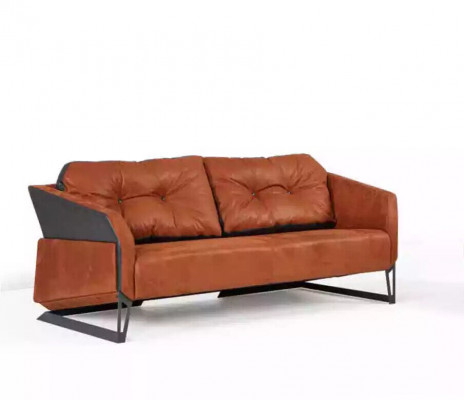 Designer Orange Pohovka Pro Šatnu Nábytek Do Kanceláře Pohovka 3 Místná Nová