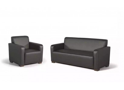 Černé křeslo kancelářský nábytek Moderní designérské sedadlo Textilie pracovna