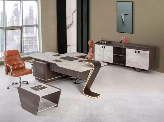 Luxusní dřevěný konferenční stolek kancelářský nábytek Moderní designér Nový