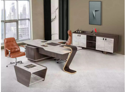 Luxusní dřevěný konferenční stolek kancelářský nábytek Moderní designér Nový