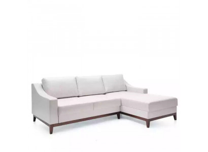 Sofa ve tvaru L, polstrovaná sedací souprava, designové rohové pohovka z textilu
