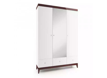 Designer lesklá skříň šatník skříně ložnice nábytek dřevo luxus bílá
