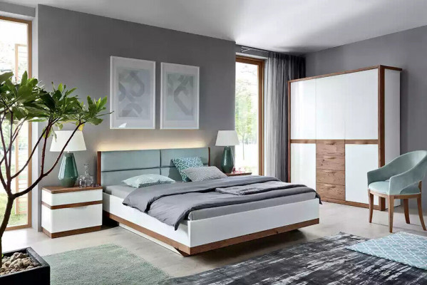 Šatní skříň Ložnice Skříně Dřevo Luxus Moderní Design Skřín