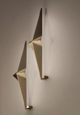 Lampa Stěnová lampa Ložnice Obývací pokoj Sklo Nábytek Design Bizzotto Nástěnná lampa