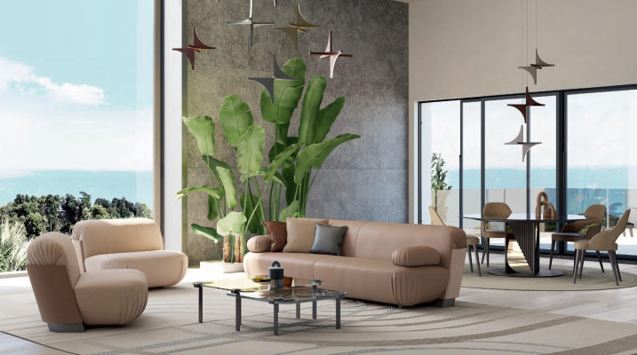 Konferenční stoly Luxusní skleněné stoly Konzolové designové stoly Italský nábytek Set 2x