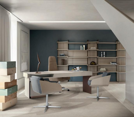 Moderní luxusní otočný křeslo lounge se sedadlem Bizzotto.
