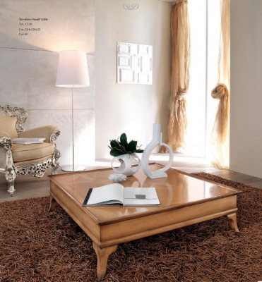 Návrhový stůl Stoly čtvercové dřevo obývací pokoj Nový Elegantní Luxusní Nábytek