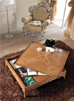 Návrhový stůl Stoly čtvercové dřevo obývací pokoj Nový Elegantní Luxusní Nábytek